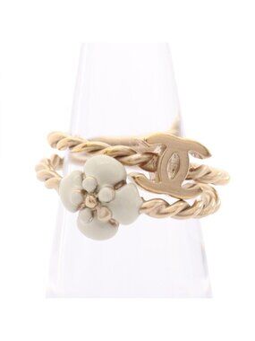 Chanel Ring CC Logo Camellia Point Set